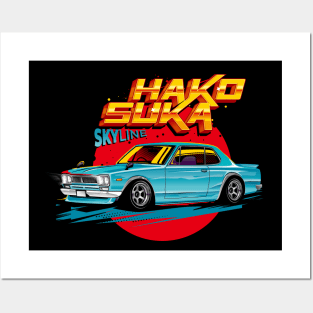 Hakosuka JDM cars Posters and Art